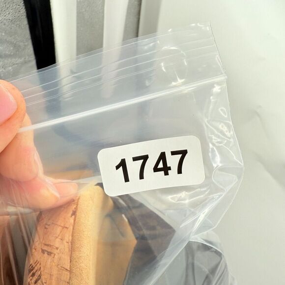 Clarks Giselle Beach Strappy Cork Wedge Heel Platform Sandals Black Size 10M - Picture 14 of 14